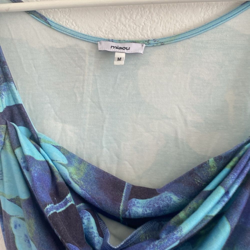 MIAOU GINGER AZUL SHIFT DRESS SEEN ON MADDY IN EUPHORIA - Picture 4 of 10